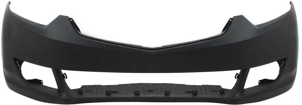 TSX 09-10 FRONT BUMPER COVER, Primed, w/o Headlight Washer and Parking Aid Snsr Holes, Sedan