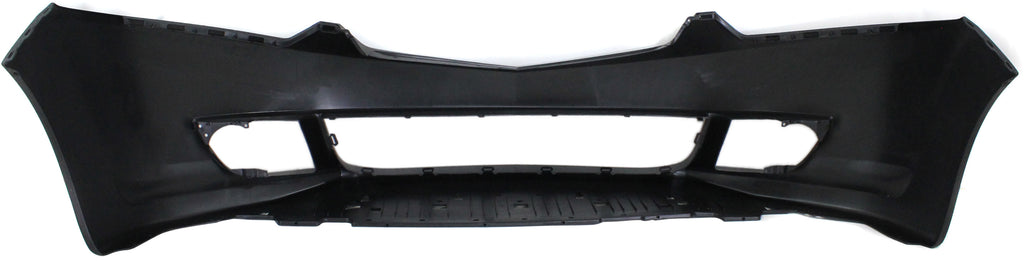 Front Bumper Cover Primed For 2009-2010 Acura TSX Without Headlight Washer and Parking Aid Snsr Holes Sedan Replacement REPA010307P