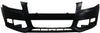 A4 09-12 FRONT BUMPER COVER, Primed, w/o S-Line Pkg, w/o Headlight Washer Holes, Sedan/Wagon - CAPA