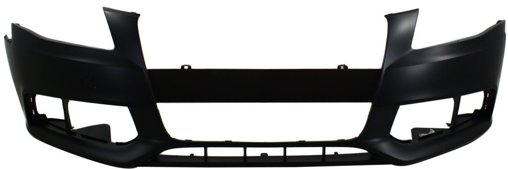 A4 09-12 FRONT BUMPER COVER, Primed, w/o S-Line Pkg, w/o Headlight Washer Holes, Sedan/Wagon - CAPA