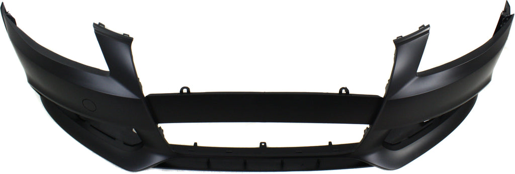 Front Bumper Cover Primed For 2009-2012 Audi A4 Without S-Line Pkg Without Headlight Washer Holes Sedan CAPA Replacement REPA010339PQ