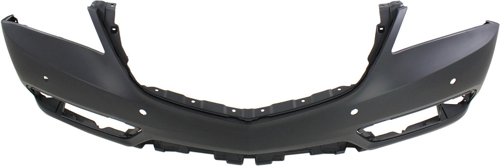 Front Bumper Cover Primed For 2014-2016 Acura MDX With Parking Aid Sensor Holes and Adaptive Cruise Control Replacement REPA010349P