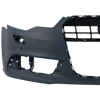 A6 12-15 FRONT BUMPER COVER, Primed, w/o S-Line Pkg, w/ Parking Aid Snsr Holes, w/o IPAS Holes - CAPA