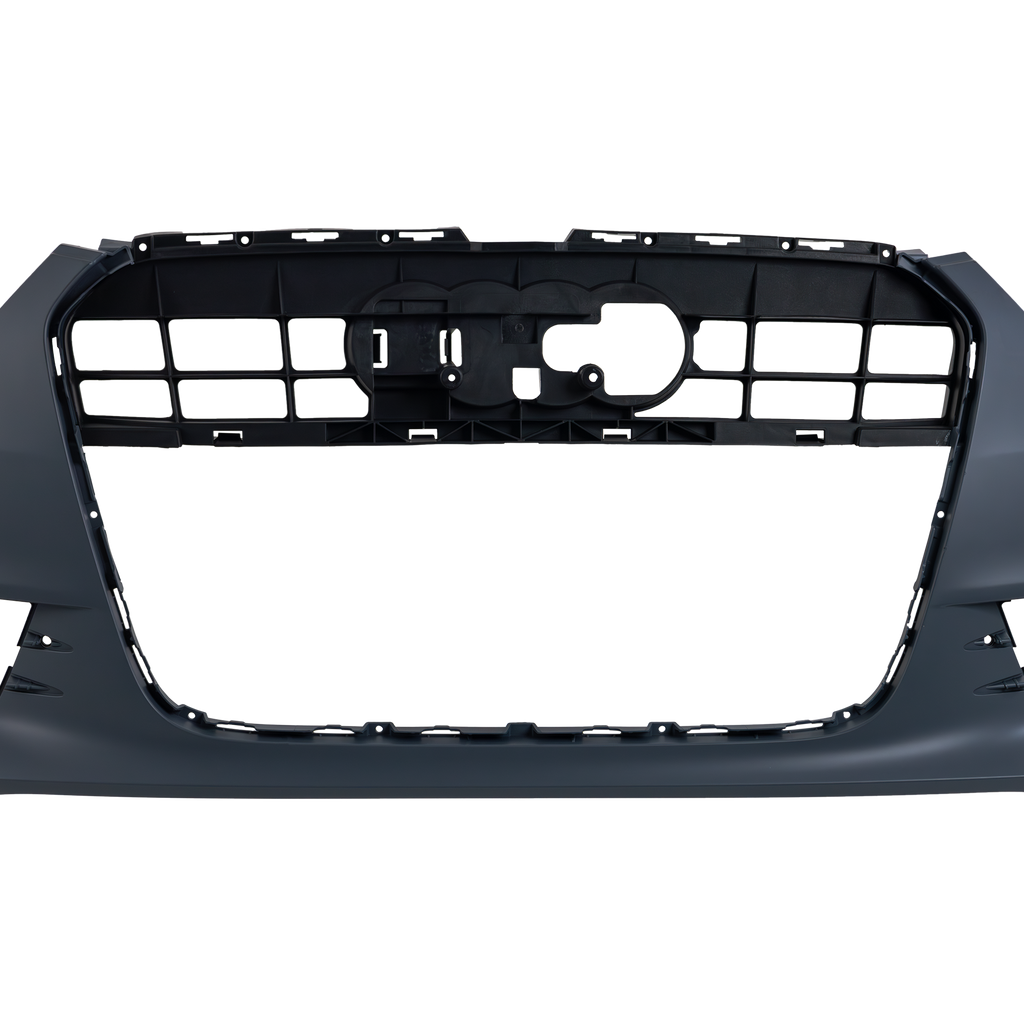 A6 12-15 FRONT BUMPER COVER, Primed, w/o S-Line Pkg, w/ Parking Aid Snsr Holes, w/o IPAS Holes - CAPA