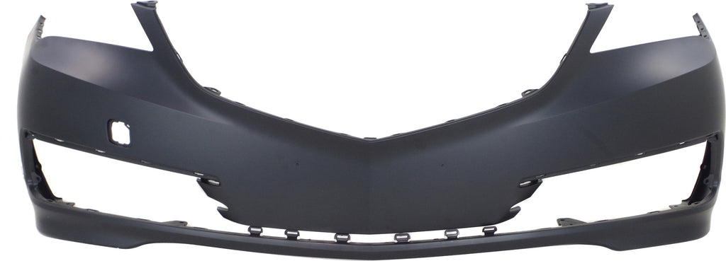 TLX 15-17 FRONT BUMPER COVER, Primed, w/o Headlight Washer and Parking Aid Snsr Holes - CAPA