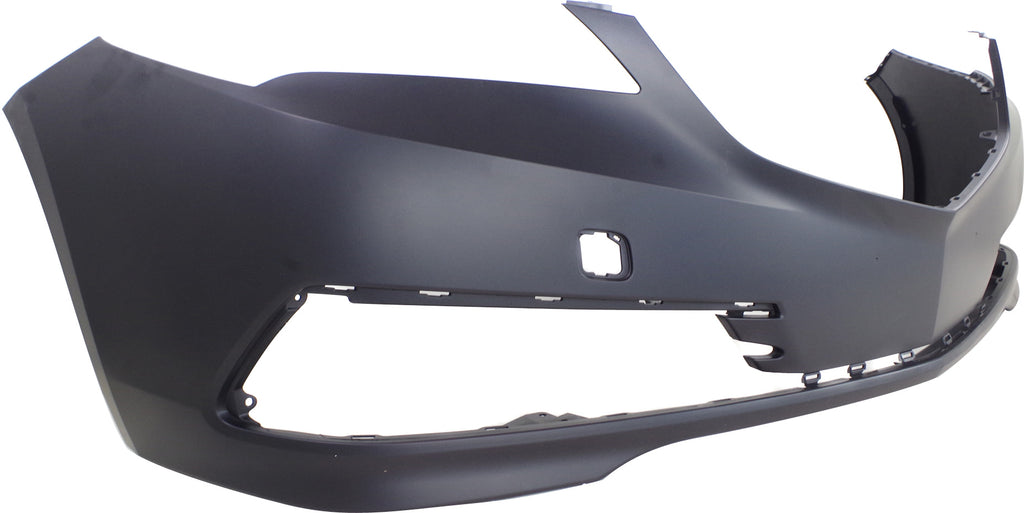 TLX 15-17 FRONT BUMPER COVER, Primed, w/o Headlight Washer and Parking Aid Snsr Holes - CAPA