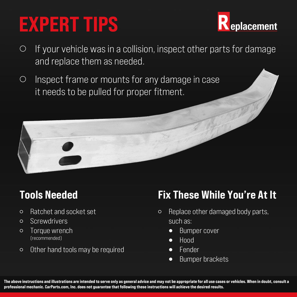 TSX 09-14 FRONT REINFORCEMENT, Aluminum