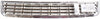 A4 02-05 FRONT BUMPER GRILLE, Center, Chrome Shell/Ptd-Black Insert