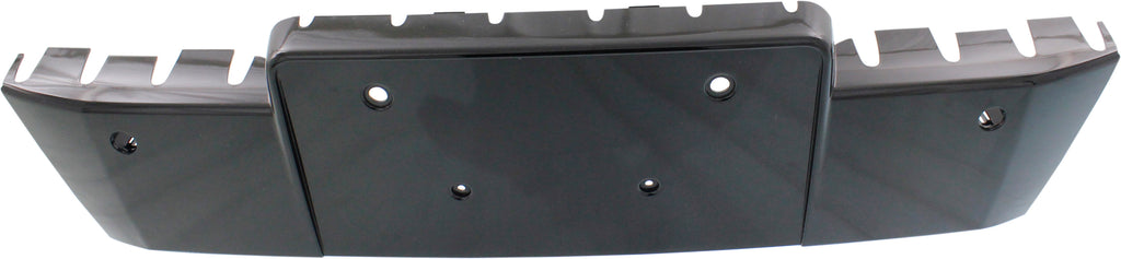 Q5 13-16 FRONT LICENSE PLATE BRACKET, Painted-Black, w/ Sensor Holes, Hybrid Model - CAPA