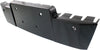 Q5 13-16 FRONT LICENSE PLATE BRACKET, Painted-Black, w/ Sensor Holes, Hybrid Model - CAPA
