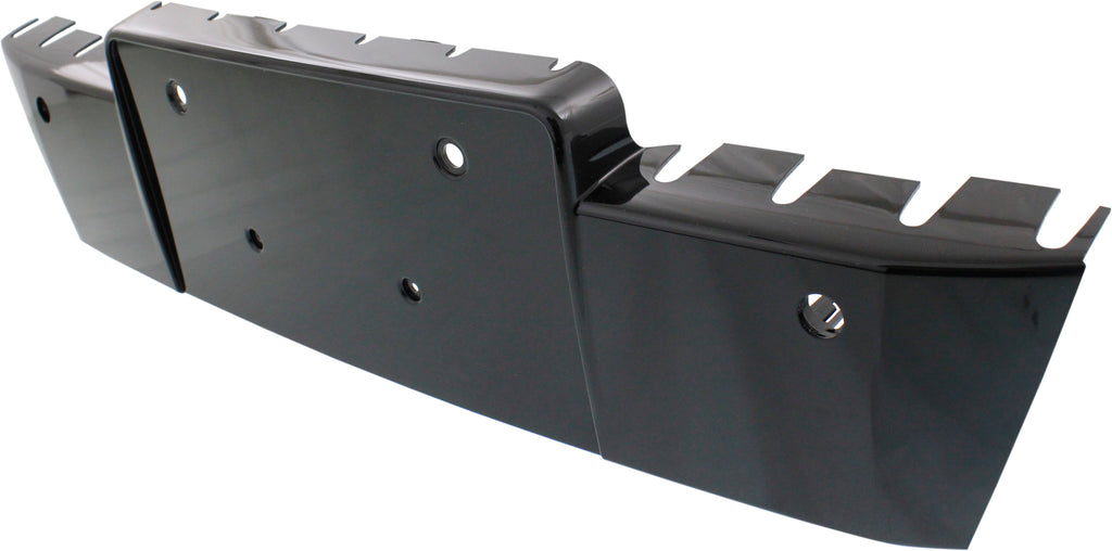 Q5 13-16 FRONT LICENSE PLATE BRACKET, Painted-Black, w/ Sensor Holes, Hybrid Model - CAPA