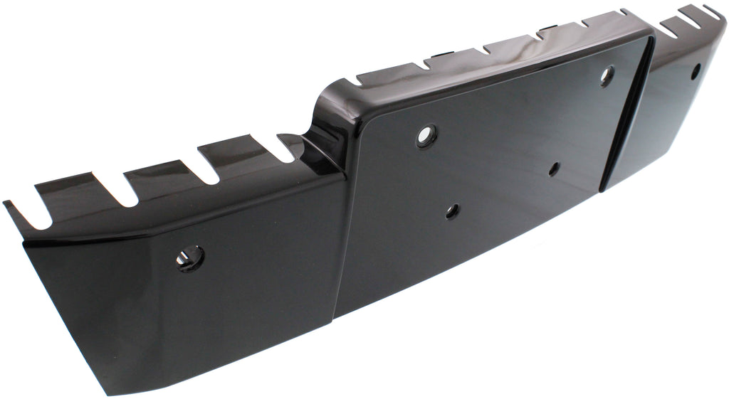 Q5 13-16 FRONT LICENSE PLATE BRACKET, Painted-Black, w/ Sensor Holes, Hybrid Model - CAPA