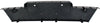 Q5 13-16 FRONT LICENSE PLATE BRACKET, Painted-Black, w/ Sensor Holes, Hybrid Model - CAPA