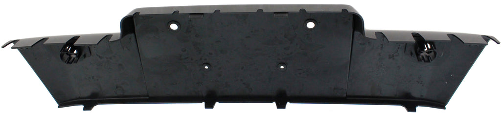 Q5 13-16 FRONT LICENSE PLATE BRACKET, Painted-Black, w/ Sensor Holes, Hybrid Model - CAPA