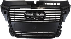 A3 09-13 GRILLE, Primed Shell and Insert, Type 2, w/o License Plate Holes
