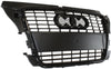 A3 09-13 GRILLE, Primed Shell and Insert, Type 2, w/o License Plate Holes