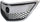 RDX 13-15 GRILLE, Chrome Shell/Painted Black Insert, w/ Chrome Upper Bar