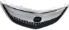 RDX 13-15 GRILLE, Chrome Shell/Painted Black Insert, w/ Chrome Upper Bar