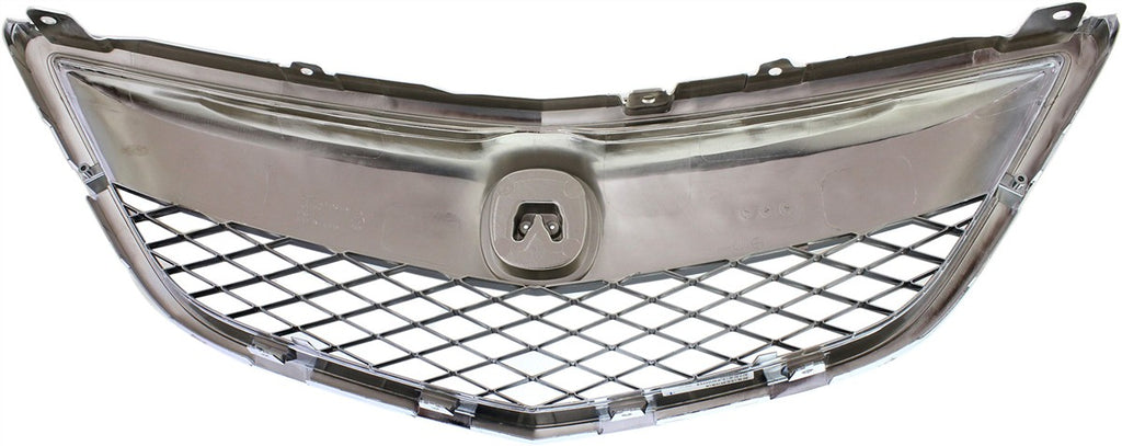 RDX 13-15 GRILLE, Chrome Shell/Painted Black Insert, w/ Chrome Upper Bar