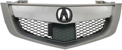 MDX 10-13 GRILLE, Painted Silver Shell and Insert, w/ Upper Bar, w/ Advance Package Model