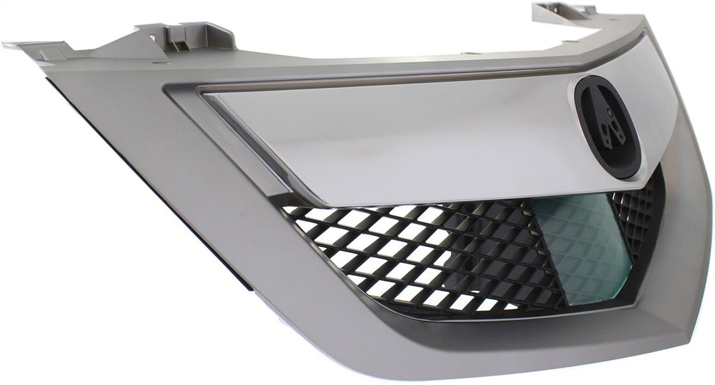 MDX 10-13 GRILLE, Painted Silver Shell and Insert, w/ Upper Bar, w/ Advance Package Model