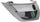 MDX 10-13 GRILLE, Painted Silver Shell and Insert, w/ Upper Bar, w/ Advance Package Model