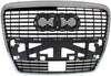 A6/S6 09-11 GRILLE, Chrome Shell/Painted Gray Insert