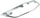 TL 12-14 GRILLE MOLDING, Chrome - CAPA