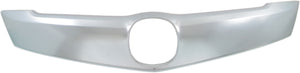 TLX 15-17 GRILLE MOLDING, Upper, ABS, Satin Nickel Blue, w/ Adaptive Cruise Control