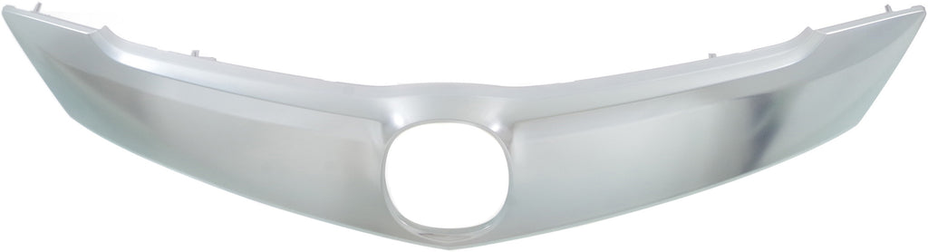 TLX 15-17 GRILLE MOLDING, Upper, ABS, Satin Nickel Blue, w/ Adaptive Cruise Control