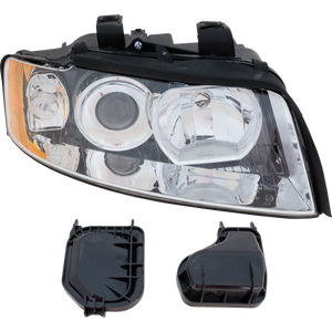A4 02-05/S4 02-02 HEAD LAMP RH, Lens and Housing, Halogen