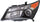 MDX 10-13 HEAD LAMP LH, Lens and Housing, w/ Advance Package