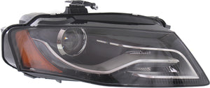 A4 09-10/S4 10-10 HEAD LAMP RH, Lens and Housing, HID, w/o HID Kit, w/o Curve Lighting, Sedan/Wagon, To 6-21-10