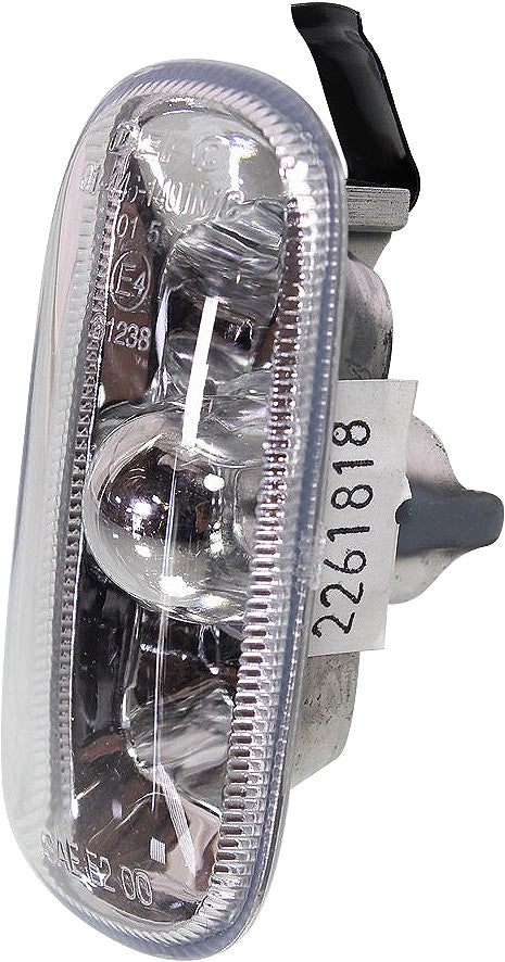 A4 02-09 FRONT SIDE MARKER LAMP RH=LH, Side Repeater, Fender Mounted