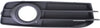 A3 09-13 FRONT FOG LAMP MOLDING RH, Black, w/ Black Trim, w/ Sport Pkg