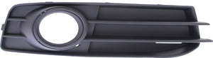 A3 09-13 FRONT FOG LAMP MOLDING RH, Black, w/ Black Trim, w/ Sport Pkg
