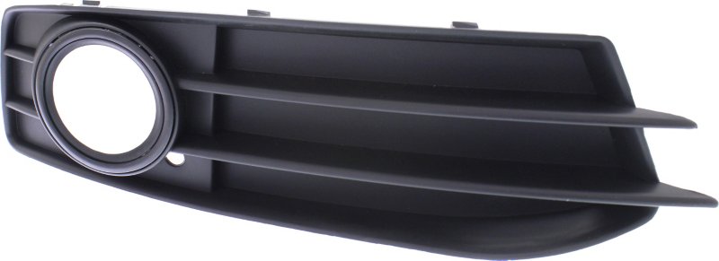 A3 09-13 FRONT FOG LAMP MOLDING RH, Black, w/ Black Trim, w/ Sport Pkg