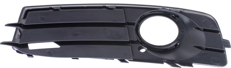 A3 09-13 FRONT FOG LAMP MOLDING RH, Black, w/ Black Trim, w/ Sport Pkg