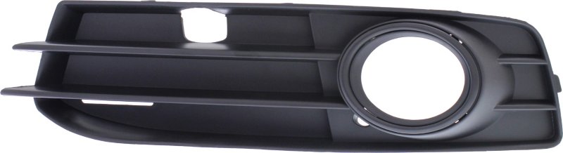 A3 09-13 FRONT FOG LAMP MOLDING LH, Black, w/ Black Trim, w/ Sport Pkg