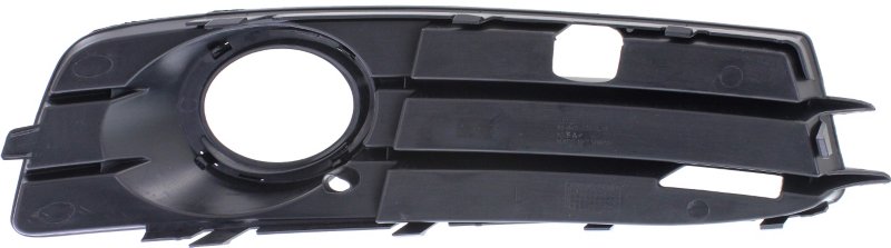 A3 09-13 FRONT FOG LAMP MOLDING LH, Black, w/ Black Trim, w/ Sport Pkg