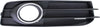 A3 09-13 FRONT FOG LAMP MOLDING RH, Black, w/ Chrome Trim, w/ Sport Pkg