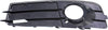 A3 09-13 FRONT FOG LAMP MOLDING RH, Black, w/ Chrome Trim, w/ Sport Pkg