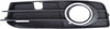 A3 09-13 FRONT FOG LAMP MOLDING LH, Black, w/ Chrome Trim, w/ Sport Pkg