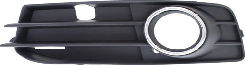 A3 09-13 FRONT FOG LAMP MOLDING LH, Black, w/ Chrome Trim, w/ Sport Pkg