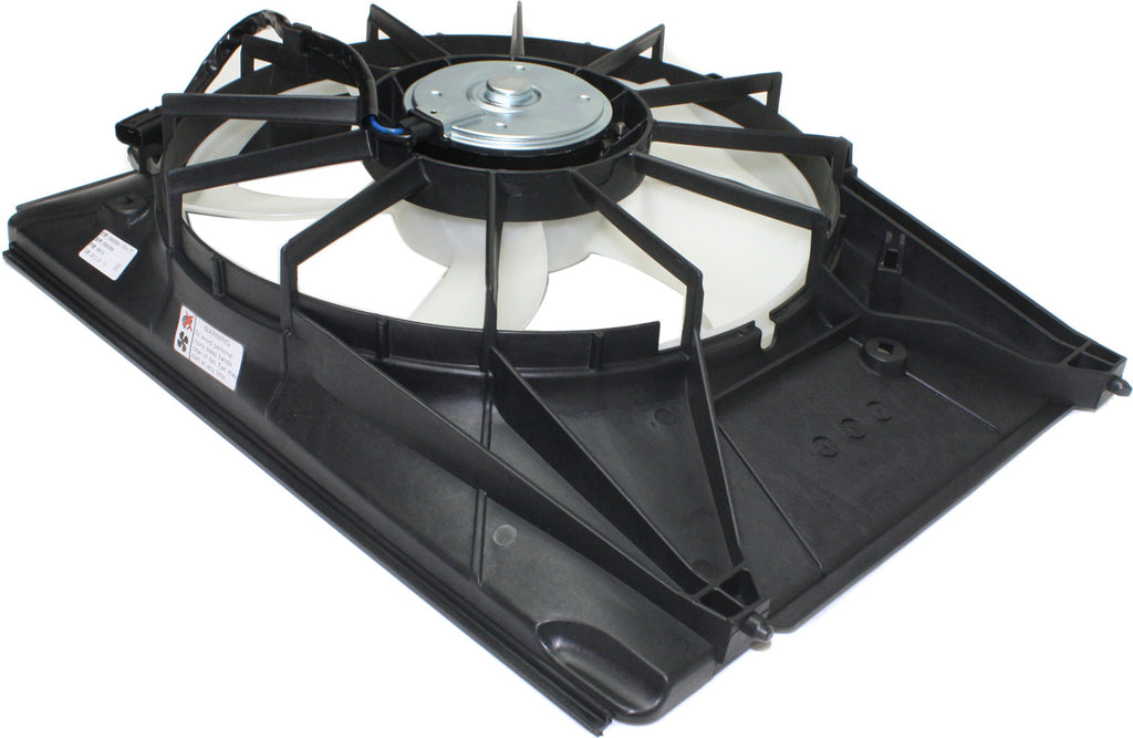 MDX 14-20/RIDGELINE 17-23 A/C CONDENSER FAN ASSEMBLY LH, Single Fan