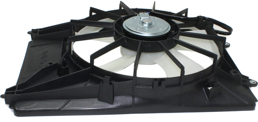 MDX 14-20/RIDGELINE 17-23 A/C CONDENSER FAN ASSEMBLY LH, Single Fan