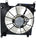 ILX 16-22 RADIATOR FAN ASSEMBLY, LH, 2.4L Eng.