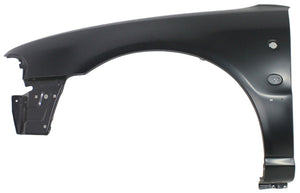 A4 97-97 FRONT FENDER LH, Primed, w/ Side Lamp Hole, Mark Hole and Molding Hole