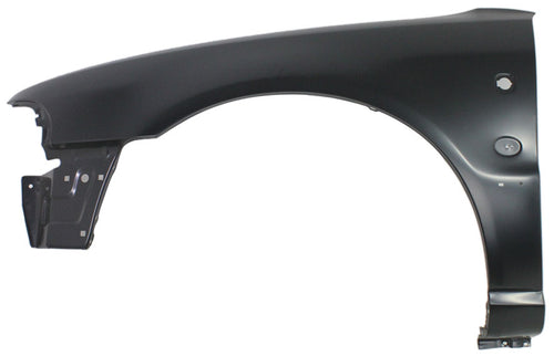 A4 97-97 FRONT FENDER LH, Primed, w/ Side Lamp Hole, Mark Hole and Molding Hole