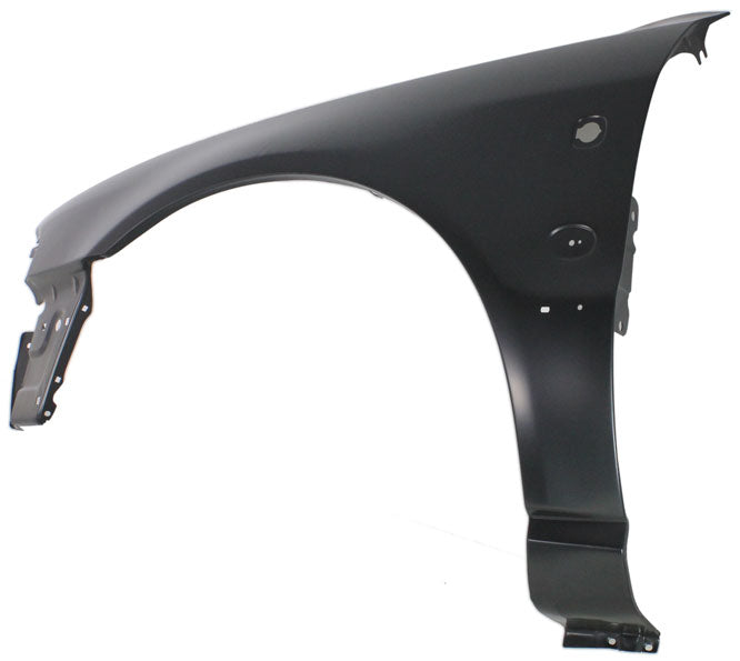 A4 97-97 FRONT FENDER LH, Primed, w/ Side Lamp Hole, Mark Hole and Molding Hole